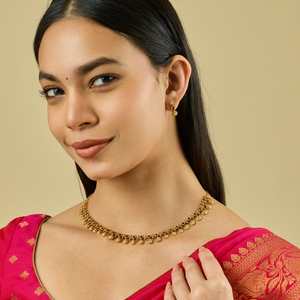 Wedding-Ready Antique Gold <b>Necklace</b> 182329 - Product Image 1