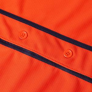 Maillot d'uniforme de baseball Logo brodé personnalisé Bouton avant OEM Vente en gros Maillots de softball - Product Image 6