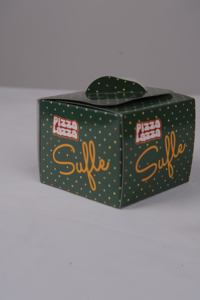 Cartons de restauration rapide jetables personnalisés imprimés en offset avec lamination brillante et feuille d'or pour hamburgers et frites - Product Image 4