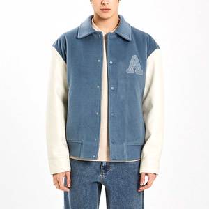 Athletic Varsity <b>Jacket</b> with Premium Fabric Rib Knit Collar Cuffs and Hem Functional Pockets and Timeless varsity <b>jacket</b> - Product Image 3