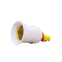 Support de lampe électrique à visser en PVC nano ignifuge et résistant aux chocs, bases de lampe, accessoires d'éclairage, vente en gros au Vietnam