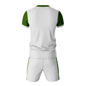 Compétition jouer entraînement bloc de couleur dernière conception hommes porter à manches courtes bleu vert couleur jeu de sport uniformes de rugby - Product Image 2