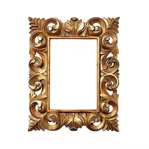Azora Industries Style Offre Spéciale cadres de miroir en bois modernes avec des cadres de miroir en bois de couleur unie naturelle et brune - Product Image 2