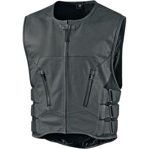 Chaleco de cuero de moto de estilo informal para hombre ligero de alta calidad característica transpirable logotipo personalizado para servicio OEM de invierno - Product Image 3