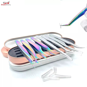 Pinzas para pestañas personalizadas de alta calidad, Punta puntiaguda, acero inoxidable, venta al por mayor a bajo precio - Product Image 2