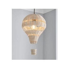 Lámpara de Techo Colgante LED Hecha a Mano de Hierro y Ratán para Dormitorio, Pantalla de Cesta Tejida - ¡Gran Oferta! - Product Image 2