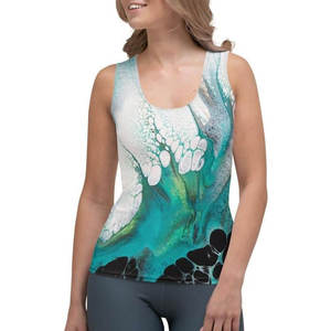 Camiseta Deportiva Sublimada Personalizada para Mujer, Camiseta de Gimnasio, Chaleco Deportivo de Alta Calidad para Correr, Camiseta de Yoga para Mujer - Product Image 1