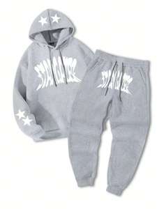 ชุดวอร์มฮู้ดดี้สตรีทแวร์ผู้ชายสำหรับฤดูหนาว แบบกำหนดเอง เป็นมิตรกับสิ่งแวดล้อม แห้งเร็ว ระบายอากาศได้ดี ป้องกันไฟฟ้าสถิต พร้อมโลโก้และงานพิมพ์ตามสั่ง - Product Image 4