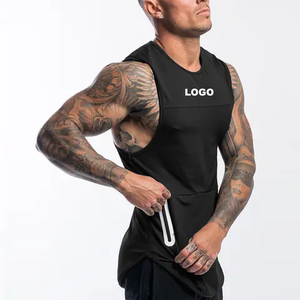 Camisetas sin mangas de gimnasio de entrenamiento de tela transpirable al por mayor, camisas sin mangas de ropa deportiva para hombres hechas a medida de la mejor calidad hechas en Pakistán - Product Image 1