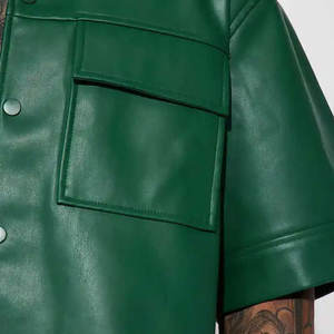 Camisas de Cuero de Diseño Nuevo, Ligeras y de Alta Calidad, Camisas de Cuero Hechas a Mano a Precio Económico al por Mayor para Hombre - Product Image 5