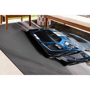 Tapis imprimé : Tapis Shelby Cobra, Tapis en chenille, Tapis d'entrée, Tapis cadeau pour les amateurs de voitures, Tapis à poils doux - Product Image 5