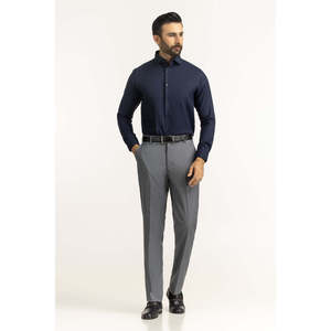 Chemises décontractées pour hommes, coupe moderne slim, 100% coton, popeline infroissable, FS-TXT25-323 - Product Image 2