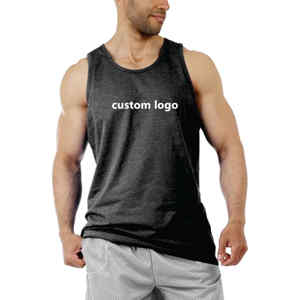 Vêtements de sport pour hommes, débardeur de sport, vente en gros, personnalisé, Star Works Corporation, 100% coton/polyester, séchage rapide, respirant - Product Image 4