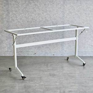 CHB68062 Portable Folding Steel <b>Table</b> <b>Legs</b> for 140x60cm Minimalist Office Furniture Powder-Coated - Product Image 3