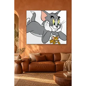 Impression sur toile Fida Tom et Jerry Chin on Hands - Product Image 5