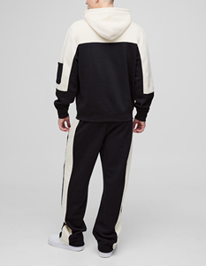 Conjunto Deportivo de 2 Piezas con Capucha para Hombre, de Primera Calidad, Estilo Urbano, con Logotipo Personalizado, Transpirable, Resistente y Ecológico para Invierno - Product Image 3