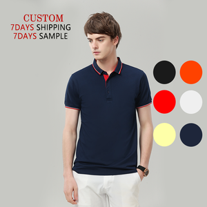 Algodón de Punto de Verano de Alta Calidad para Camisetas Unisex, Transpirable, de Secado Rápido, con Logotipo Bordado Personalizado, Diseño de Golf para Hombre - Product Image 2