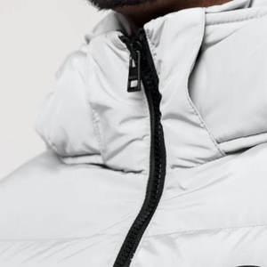 Chaqueta de invierno acolchada oversize de lona para hombre, la más vendida, casual, con cuello alto, impermeable, transpirable, cortavientos, cálida, con bolsillos, talla grande - Product Image 6