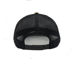 Casquette camionneur en maille structurée camouflage avec logo personnalisable, streetwear jeune et dynamique pour adultes, fabriquée au Vietnam, usine - Product Image 4