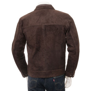 Coupe régulière veste en cuir pour hommes de style High Street couleurs personnalisées imperméable coupe-vent respirant hiver bas prix - Product Image 2