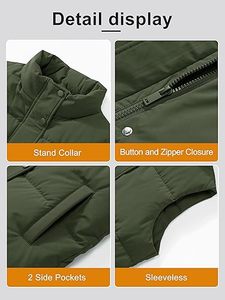 Venta Directa de Fábrica, Chaleco Acolchado Personalizable con Cremallera, Transpirable, de Alta Calidad, Informal, para Hombre, para Invierno, 100% - Product Image 5