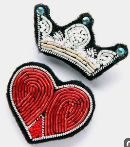 Broches de Alambre de Alta Calidad con Nuevo Diseño, Hermosos Broches de Moda # Tela Bordada 0074365498, Encaje a Bajo Precio para - Product Image 3