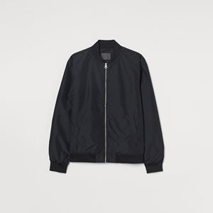 Chaqueta Bomber Gruesa Estándar de Invierno para Hombre, Estilo Clásico, Cuello Alto, Logotipo Frontal, Servicio OEM Personalizado, Gran Venta 2025 - Product Image 1