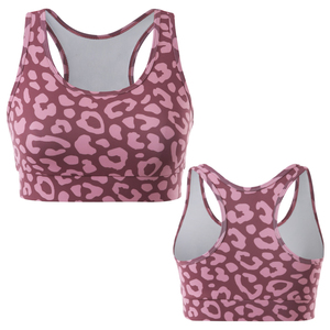 Soutien-gorge Halter Premium sans coutures imprimé par transfert thermique pour femme – Yoga, fitness, gym, course à pied – Séchage rapide, respirant, antichoc, extensible dans quatre directions - Product Image 1