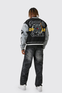 Veste universitaire personnalisée de haute qualité en gros, écologique, à bas prix, couleurs personnalisées, logo sur le devant, position du logo, streetwear - Product Image 5