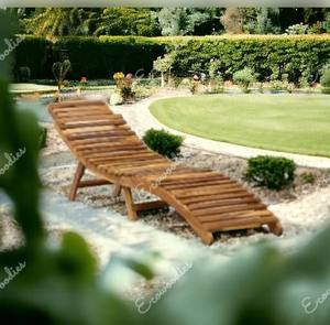 เฟอร์นิเจอร์หวายริมสระน้ำสำหรับสวนริมชายหาด - Product Image 3