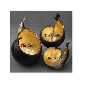 Bol à chocolats en aluminium couleur or, taille et forme personnalisées, bol décoratif pour usage domestique, hôtelier et en restauration - Product Image 3