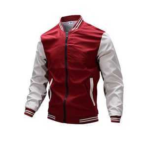 2026 High Quality Varsity <b>Jacket</b> <b>Men</b> Chenille Embroidery Leather Sleeves Custom Baseball Letterman Varsity <b>Jacket</b> For <b>Men</b> - Product Image 1