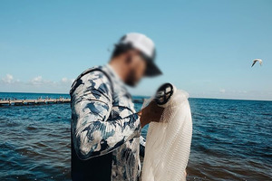 Sudadera con capucha de manga larga con media cremallera ajustada Unisex para hombre, camiseta de torneo de pesca impresa personalizada a prueba de rayos ultravioleta, gran oferta - Product Image 6