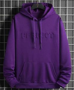 Sweat à capuche en polaire de qualité pour homme, décontracté, hiver, respirant, couleur unie, streetwear, vente, logo personnalisé, vente en gros d'usine, XS XL - Product Image 4