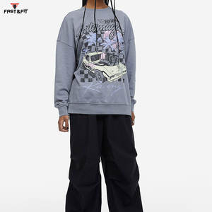 Diseño personalizado Pullover manga larga Drop-hombro sudadera de mujer para mujer Precio al por mayor para la venta - Product Image 4