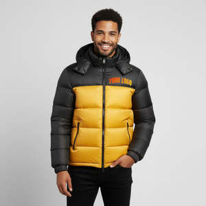 Veste matelassée en duvet de canard pour homme, vêtement d'extérieur respirant, fermeture éclair, épaisse, chaude pour l'hiver, unisexe - Product Image 1