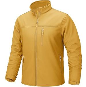 Qualité supérieure Respirant Imperméable Chaud et Résistant à l'Usure Softshell Veste Hommes En Plein Air Zip Poches Soft Shell Veste Pour Homme - Product Image 2
