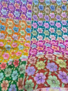 Tela de brocado de seda Banarasi de lujo, tela de Jacquard tejida a mano de calidad Premium para niños, Ropa Étnica, Kits de precortes - Product Image 3