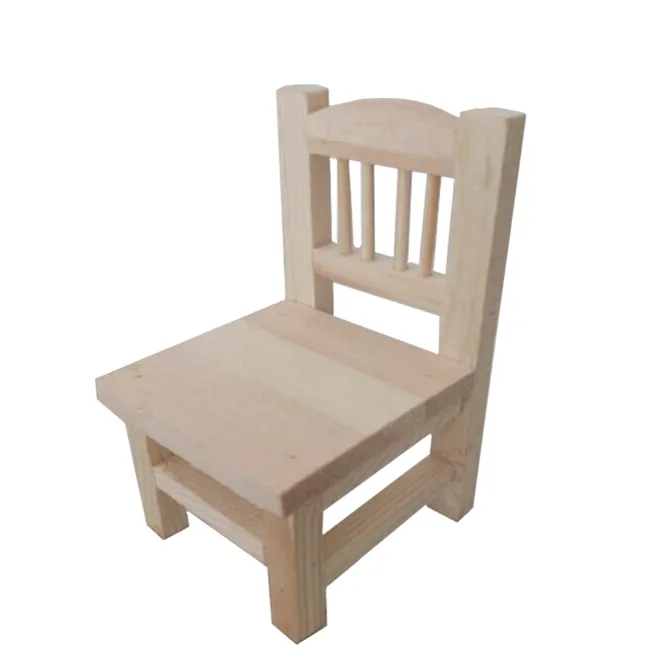 Винтажная миниатюрная деревянная решетка на спинку стула 1:12 шкалы кукольный домик имитация модели игрушечного деревянного кресла-качалки/скамейки/стола