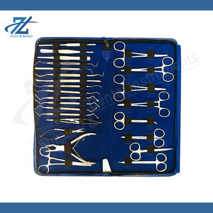 Kit d'instruments chirurgicaux vétérinaires manuels de haute qualité pour les grandes opérations animales Pansement chirurgical réutilisable en acier inoxydable - Product Image 2