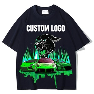 Gran oferta de camisetas para hombre, 100% algodón personalizado, básico, liso, manga corta, estilo Formal, tela tejida con espacio en blanco para impresión de logotipo - Product Image 3