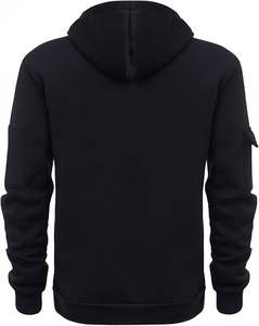 Men's Tactical Sweatshirt Solid Quarter <b>Zip</b> Pullover Hoodie Pockets Workout Running Active Made Fleece Fabric Sports industry - Product Image 2