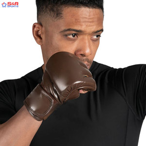 ถุงมือมวย MMA แบบครึ่งนิ้วใส่สบายผลิตโลโก้ได้ตามต้องการ - Product Image 4