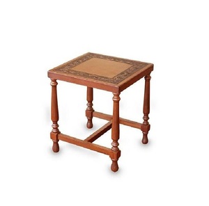 Table à manger ronde de luxe directe d'usine avec pied en bois PLY Table en bois de pin recyclé de couleur naturelle pour événement - Product Image 6