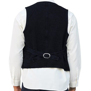 Personalizado hecho nuevo diseño de moda de alta calidad hombres Chaleco de mezclilla mejor precio algodón Jeans hombres Chaleco de mezclilla - Product Image 4