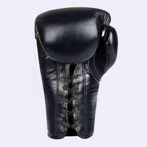 Gants de boxe professionnels en cuir rouge personnalisés 16oz pour une utilisation en extérieur et décontractée - Product Image 5