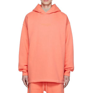 ชุดวอร์มผู้ชายคุณภาพสูง เสื้อฮู้ดแบบสวมหัว ทรงโอเวอร์ไซส์ ผ้าหนานุ่ม ทรงหลวมไหล่ตก สไตล์แบ็กกี้ ผ้าฟลีซคอตตอน 100% - Product Image 4