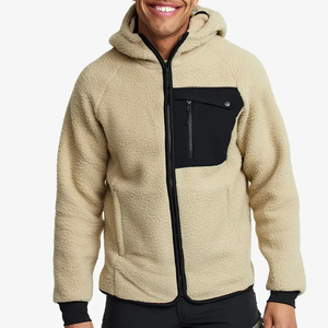 2025 Custom Embroidered Men's High Quality 100% Cotton <b>Sherpa</b> Pullover <b>Hoodie</b> Street Wear Winter Oversize Unisex - Product Image 5