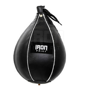 <b>Boxing</b> Heavy Punch Bag <b>Standing</b> Adult Leather Reflex Spinning Bar Height Adjustable Reaction Speed Bag - Product Image 6