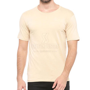 เสื้อยืดคอกลมผ้าคอตตอนสำหรับผู้ชายเสื้อยืดสำหรับผู้ชายแบบ100% โลโก้ OEM ตามสั่ง - Product Image 1